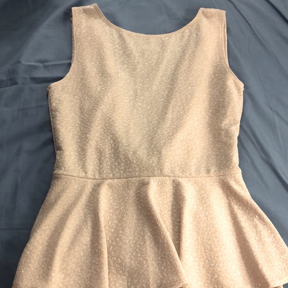 Gorgeous Champagne Sparkle Dress - Picture 3 of 5